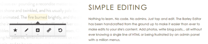 最简单的网页编辑器Barley 无需掌握HTML CSS