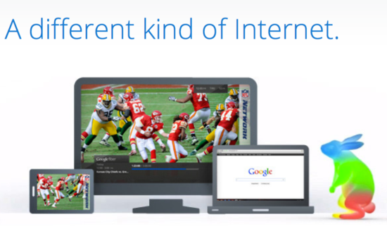 谷歌正式推出高超速网络服务 月租费70美元