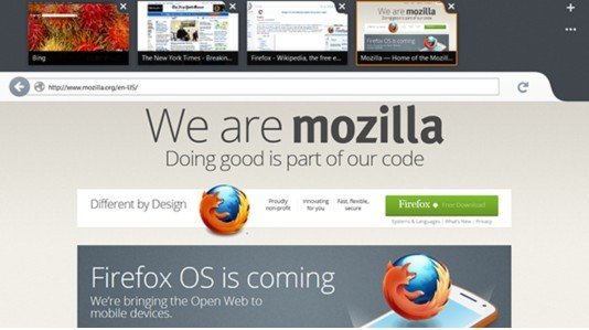 Mozilla发布Windows 8版Firefox Metro预览