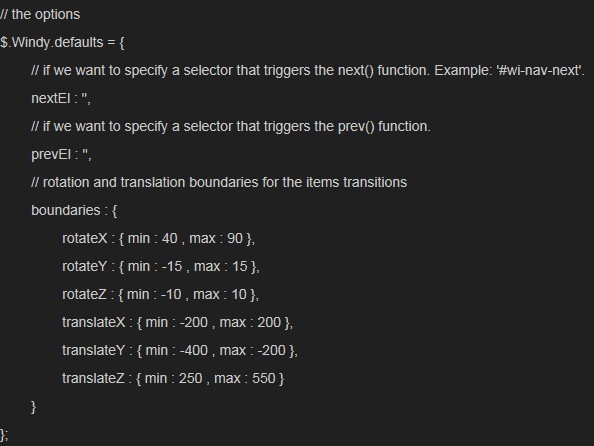 jQuery快速导航插件:Windy