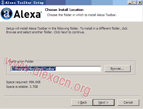 Alexa工具条的下载及安装
