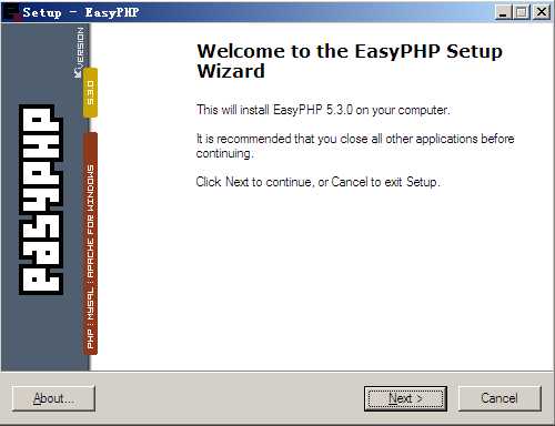 EasyPHP安装