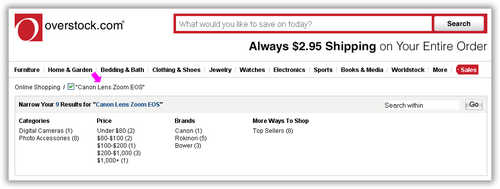 网页设计:超级面包屑的分面查找