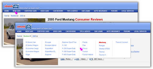 网页设计:超级面包屑的分面查找