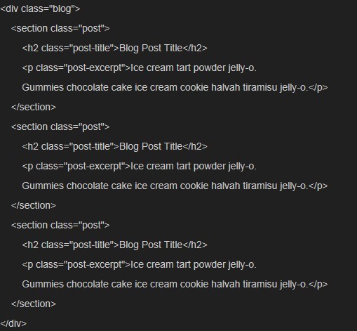 HTML5元素:<Article>和<Section>