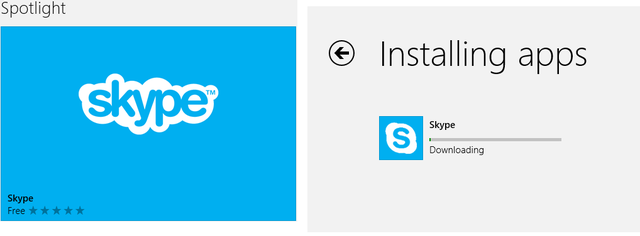Windows Store出现Windows 8版Skype