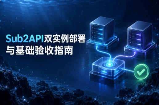 Sub2API双实例部署与基础验收指南