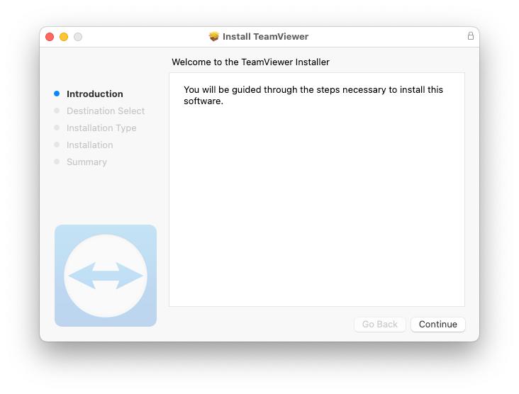 在 MacOS上安装TeamViewer