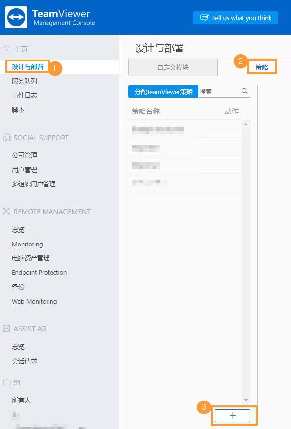 TeamViewer设置策略