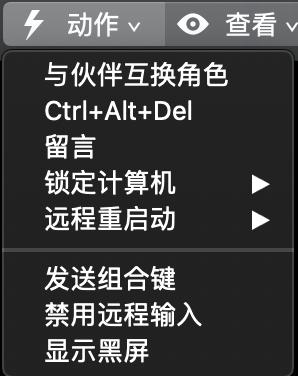 TeamViewer macOS会话
