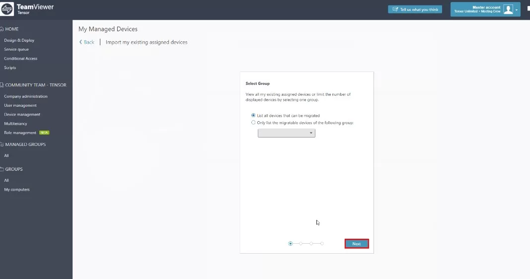 TeamViewer设备迁移