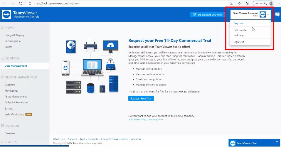 TeamViewer开/关双重认证