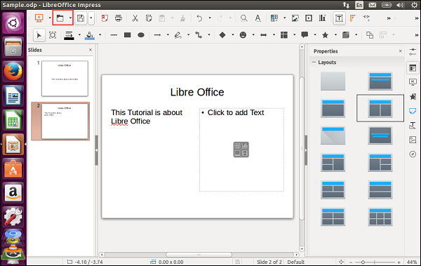 Ubuntu LibreOffice