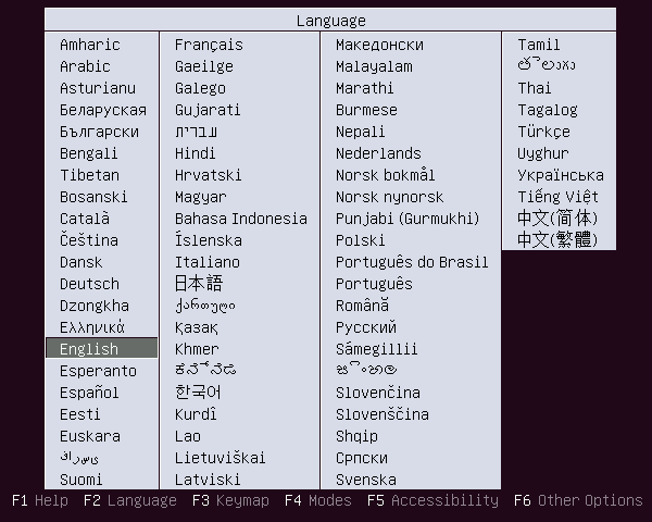Ubuntu服务器安装