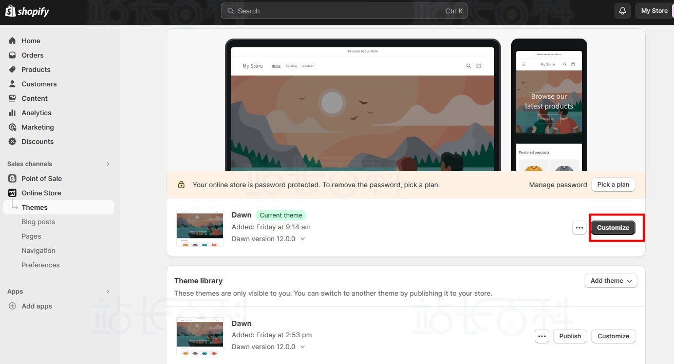 Shopify添加联系我们