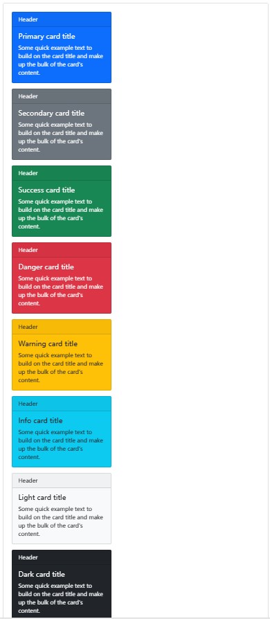 Bootstrap卡片样式