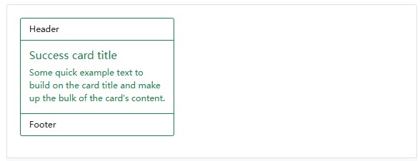 Bootstrap卡片样式