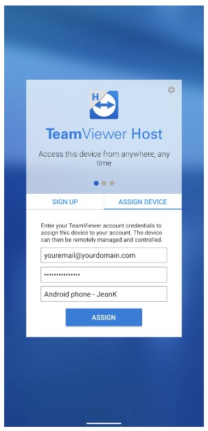 TeamViewer控制安卓设备
