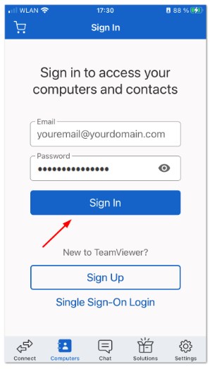 TeamViewer控制安卓设备