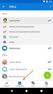 TeamViewer改进安卓应用