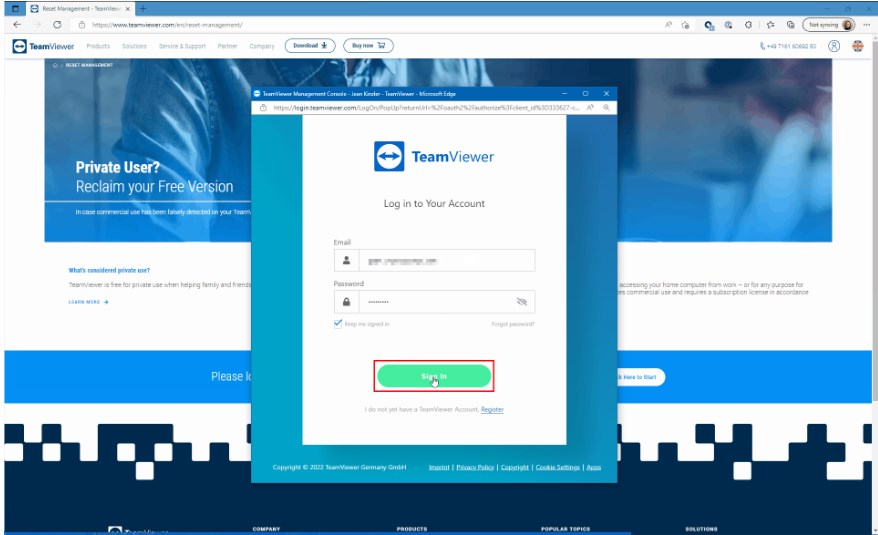 TeamViewer被检测为商用