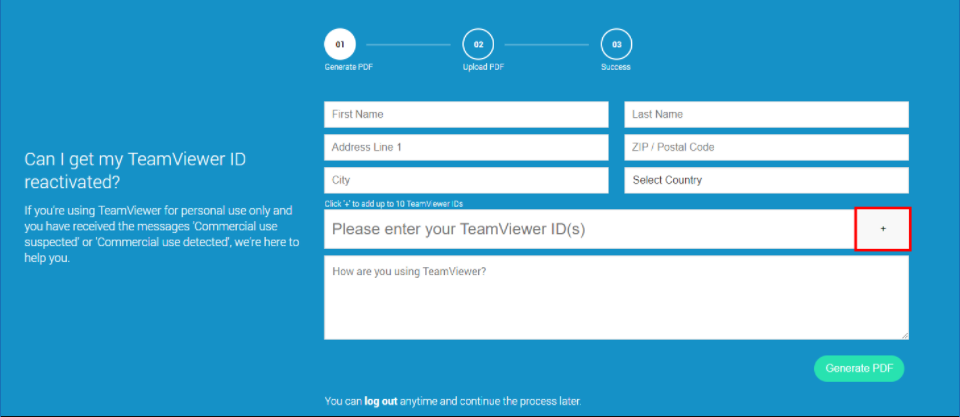 TeamViewer被检测为商用