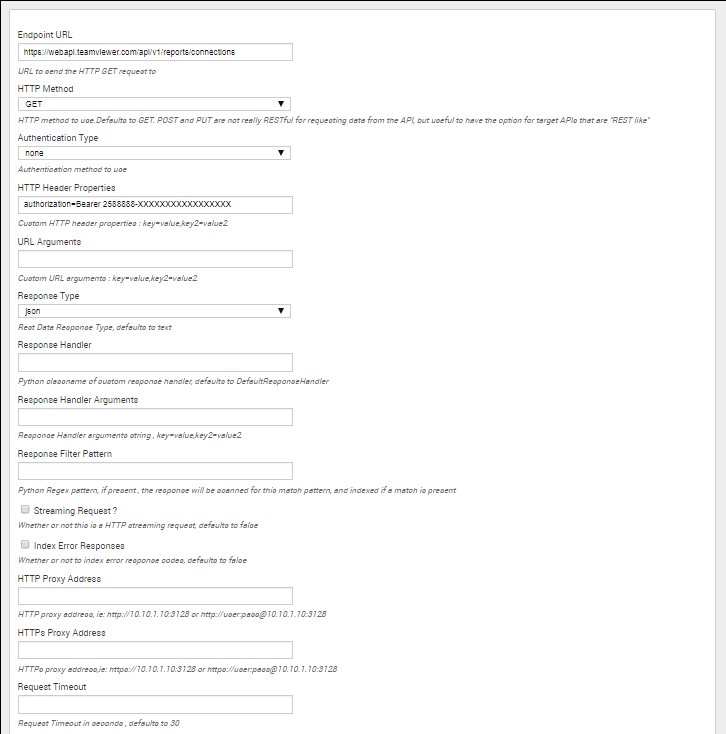 TeamViewer Splunk集成