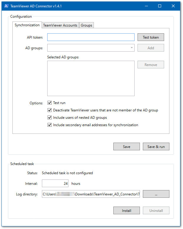 TeamViewer AD连接器