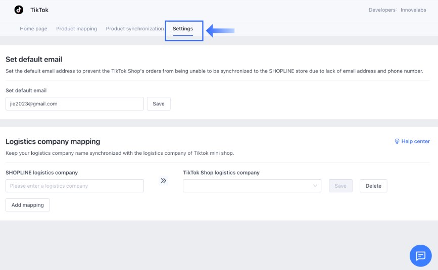 SHOPLINE TikTok商店
