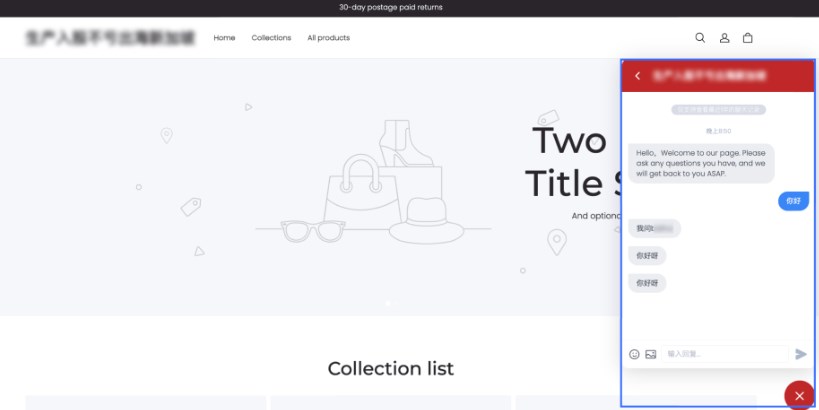 SHOPLINE网店/订单消息