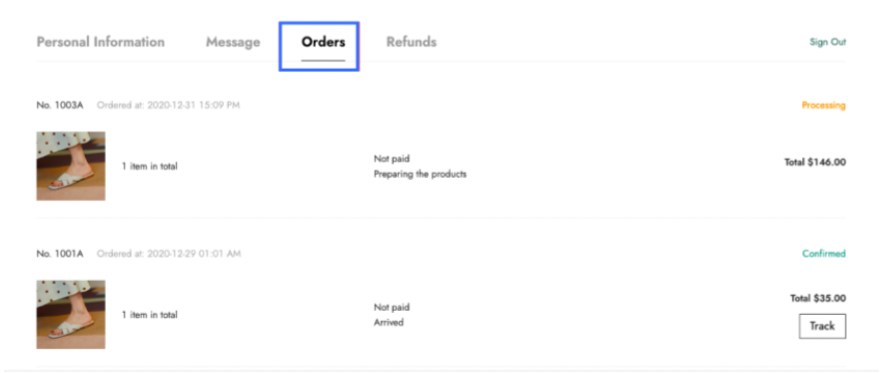 SHOPLINE网店/订单消息