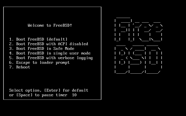 FreeBSD安装