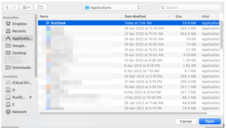 RustDesk Mac客户端