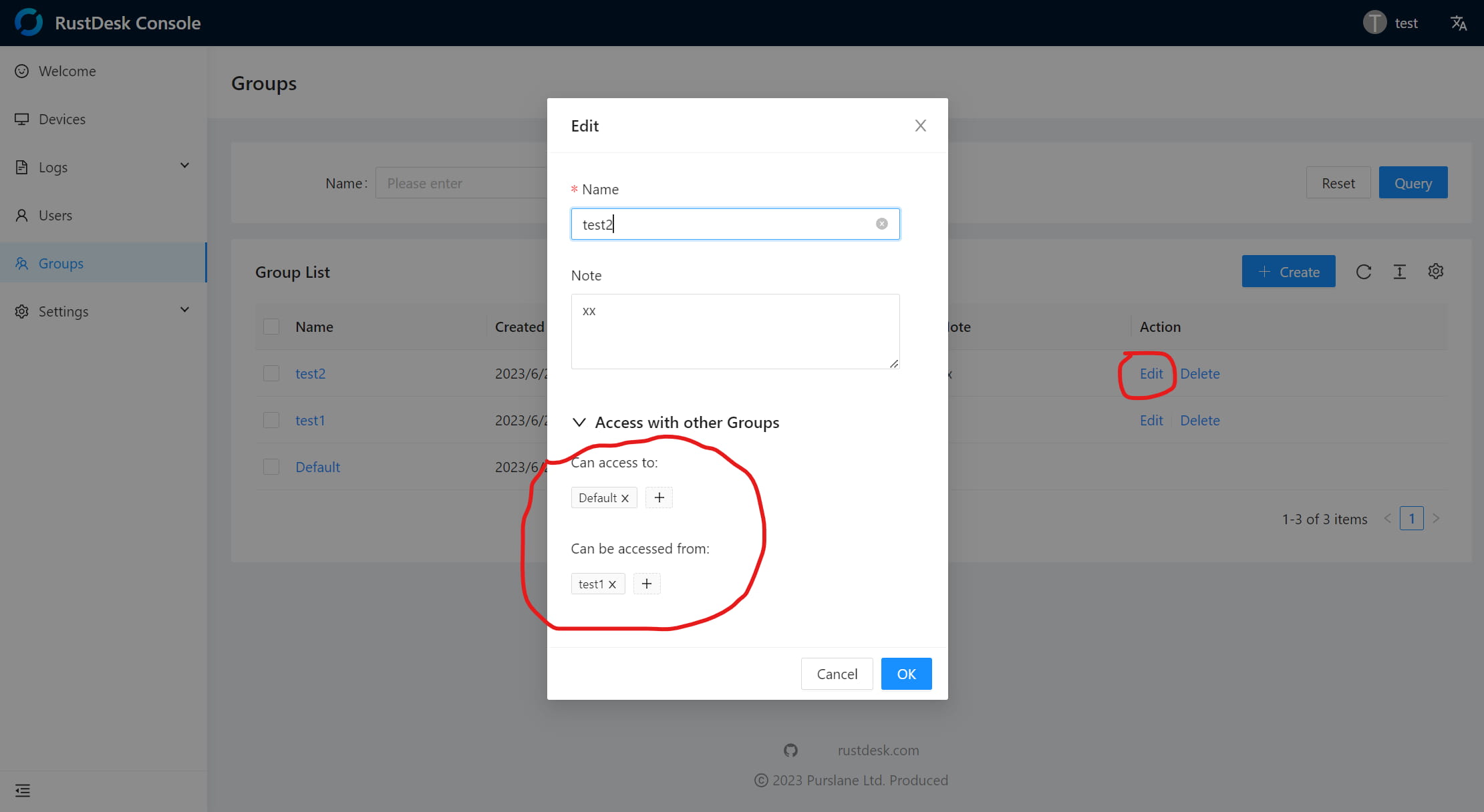 RustDesk Pro访问控制