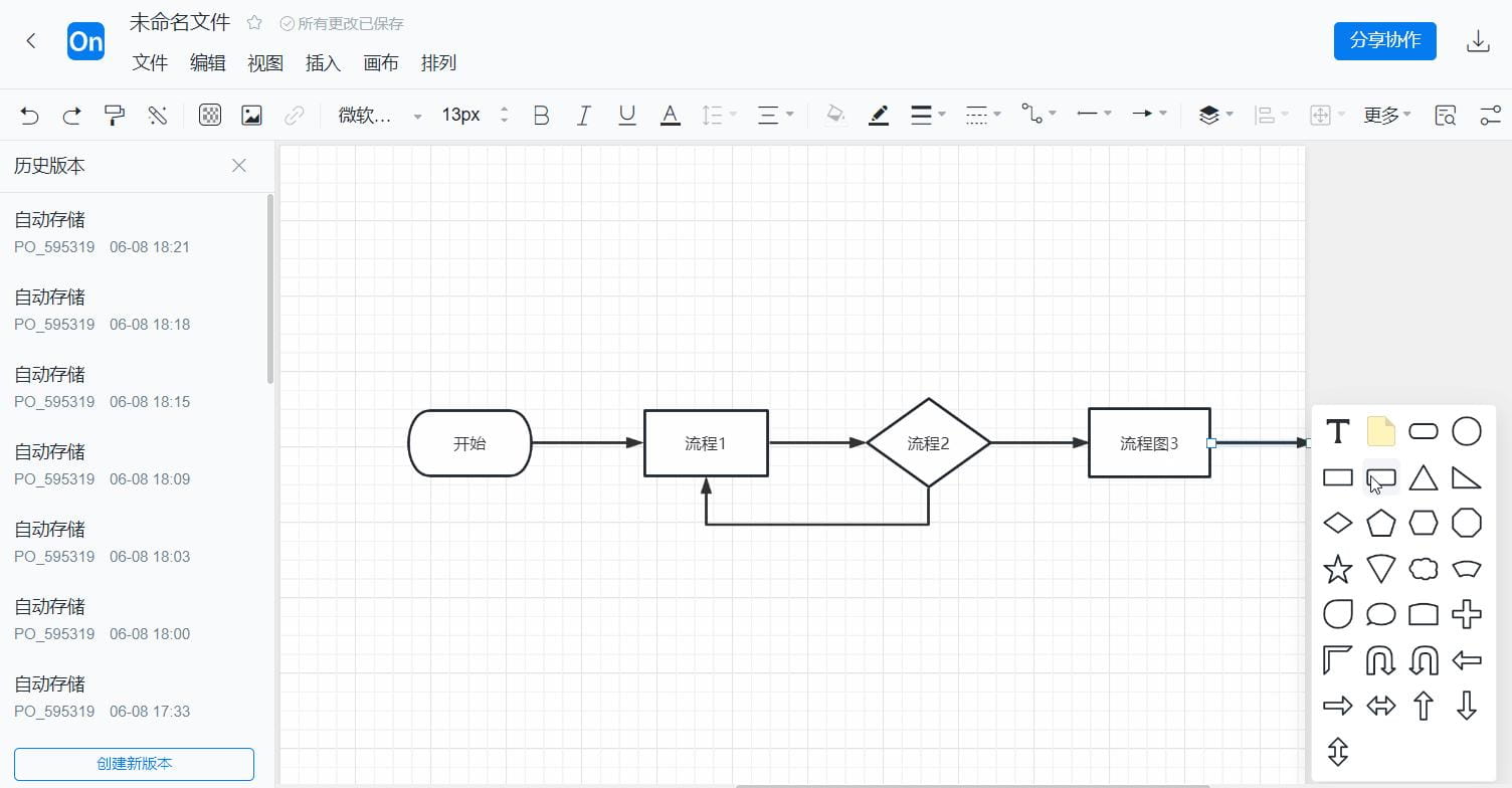 ProcessOn流程图高级功能