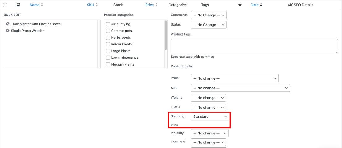WooCommerce运输配送