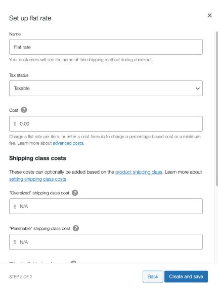 WooCommerce运输配送