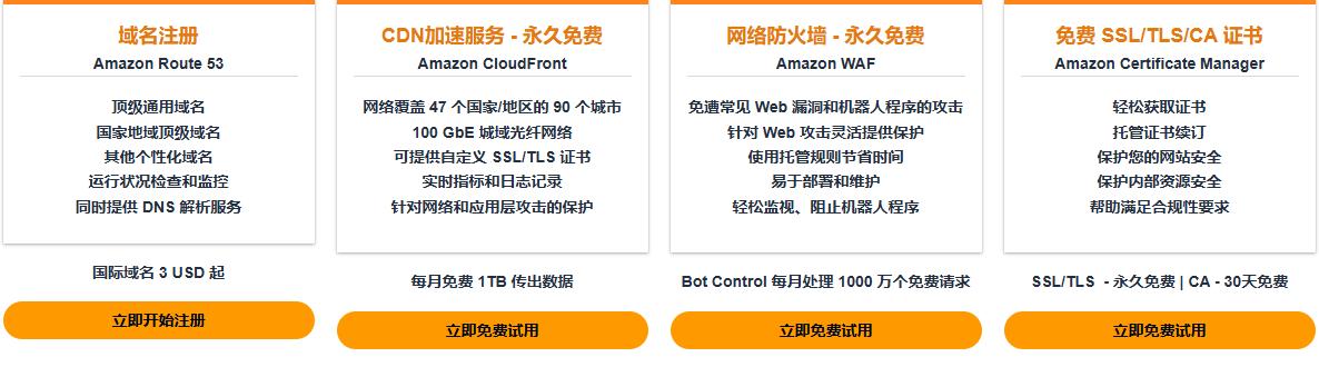 亚马逊云科技年中惊喜福利 2核2G云服务器0元用 100+云产品免费领