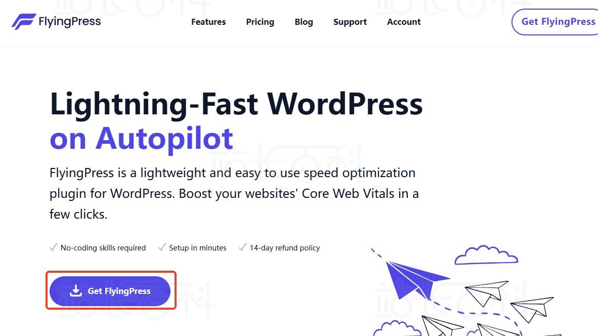 WordPress缓存插件:FlyingPress