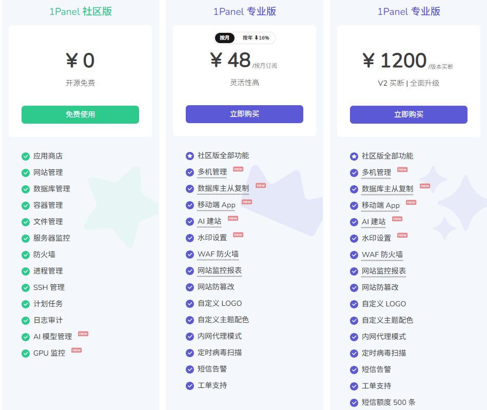 凌霞软件10.24程序员节特惠 1Panel/Halo专业版全场8折 限时买二赠一