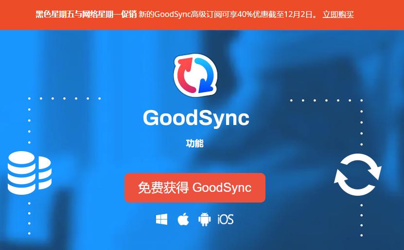 GoodSync黑五活动