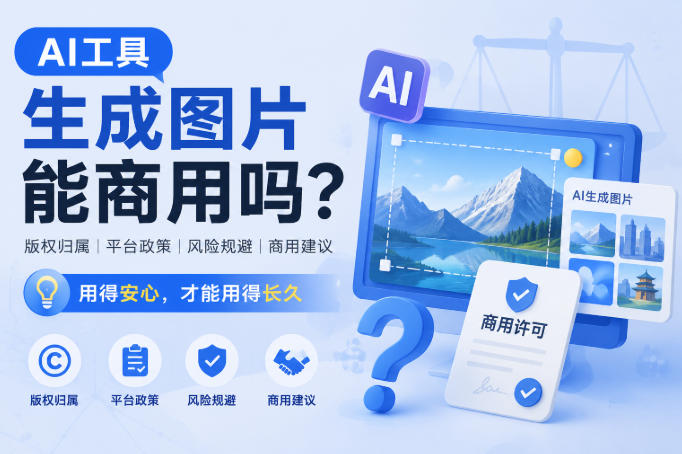 AI工具生成图片能商用吗