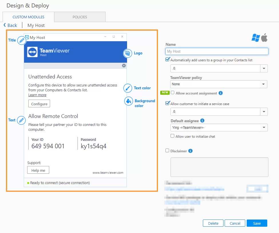 TeamViewer主机安装配置
