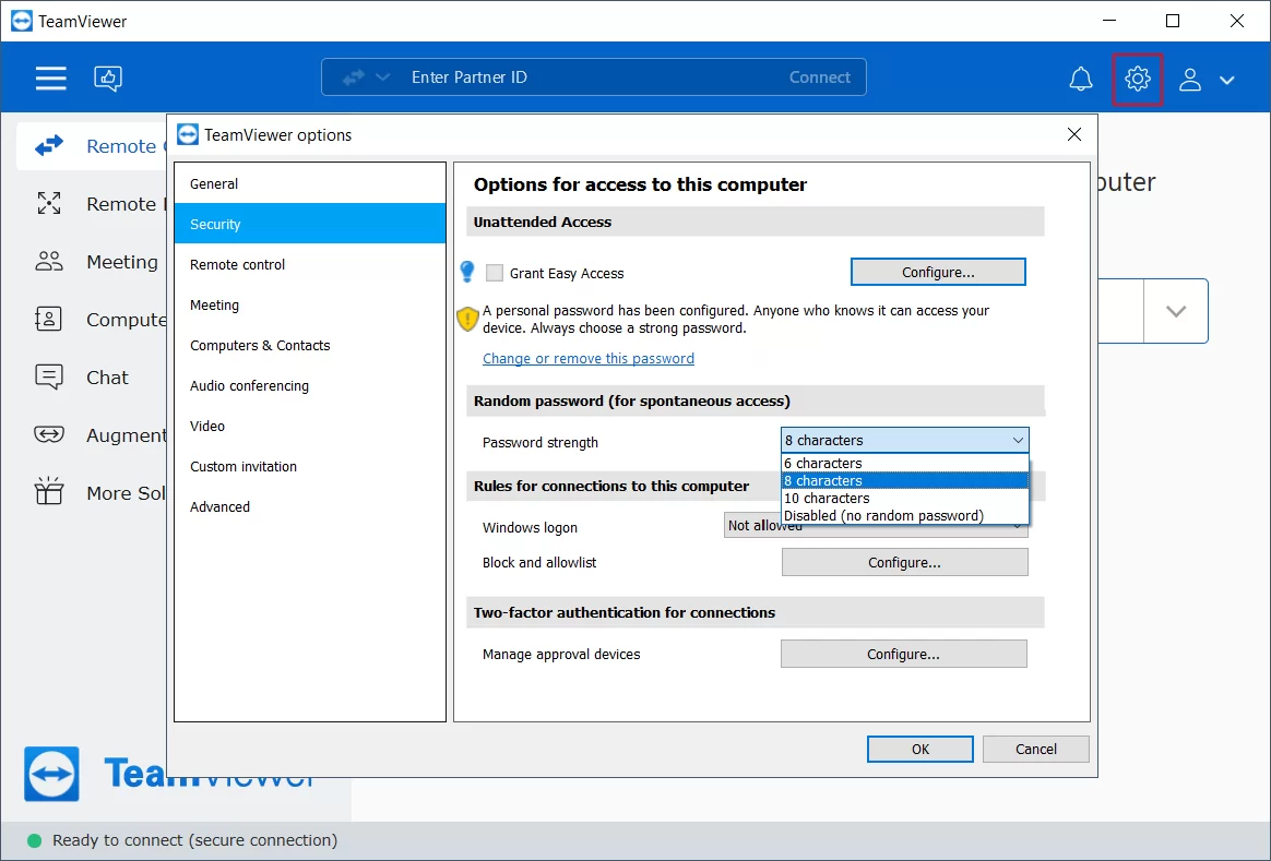 TeamViewer密码远控