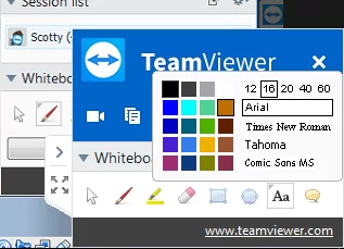TeamViewer白板功能