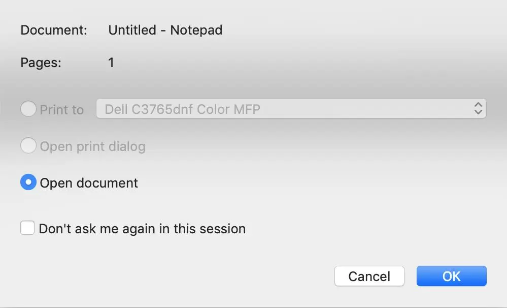 TeamViewer远程打印