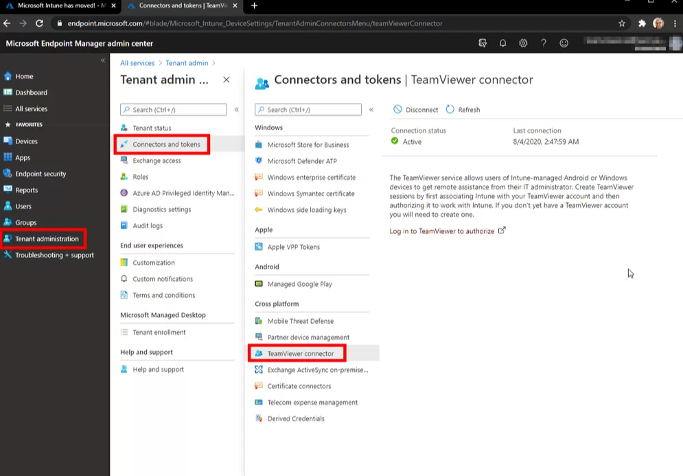 TeamViewer Intune配置