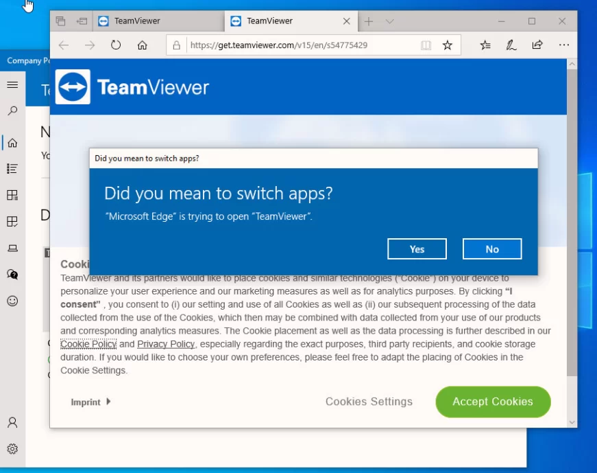 TeamViewer Intune配置