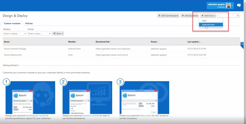 TeamViewer Intune配置