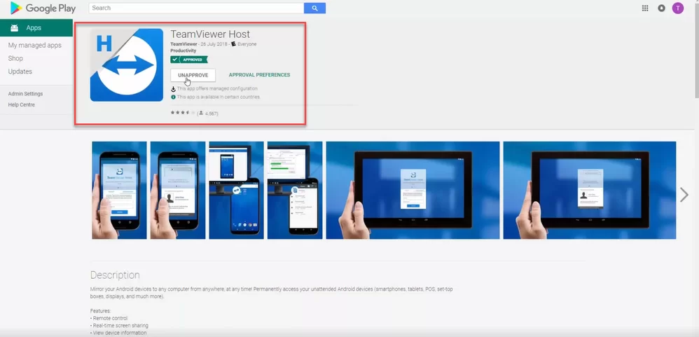 TeamViewer Intune配置
